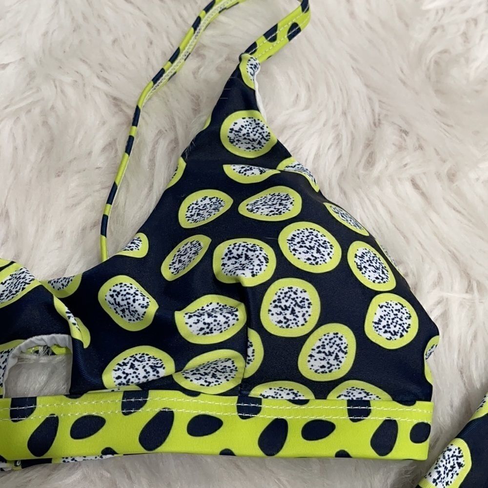 NWOT Patterned Bikini Sz S - Picture 5 of 16